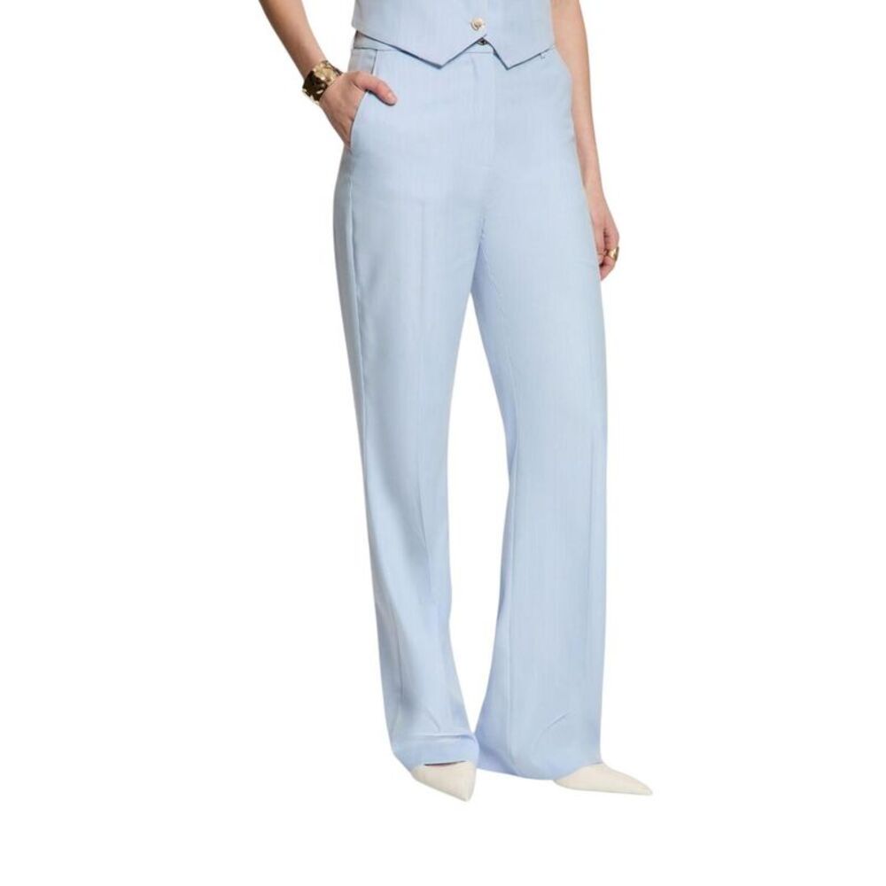 Morgan De Toi Blue Polyester Dress Women's Pants
